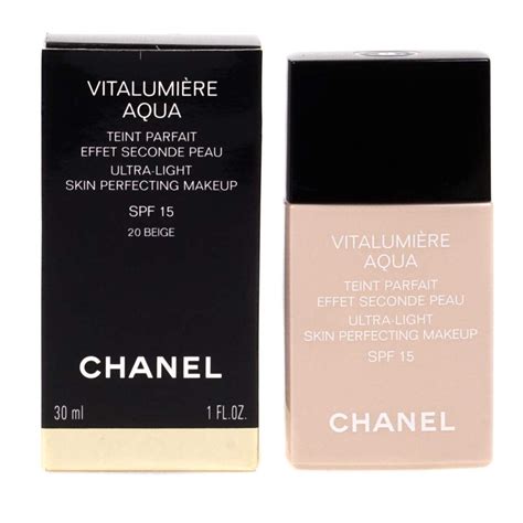 chanel vitalumiere aqua temptalia|Chanel vitalumiere aqua 20 beige.